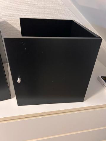 Zwart Kallax Deurtje (2 stuks)