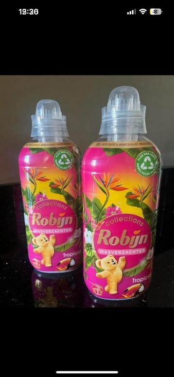 Robijn wasverzachter 2 flessen tropical ruilen AH brabantia