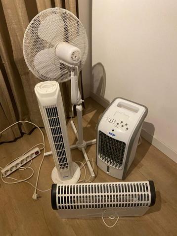 Diverse ventilatoren/ elektrisch kacheltje