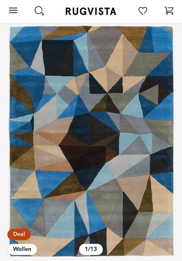 Wollen vloerkleed van Rugvista