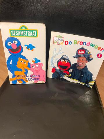 Sesamstraat Boeken: Dieren raden met Grover & De Brandweer