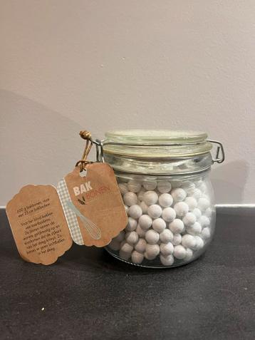 Bakbonen voor blind bakken - 600g in glazen pot