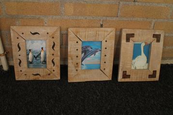 3x  Foto Lijsten met Foto erin