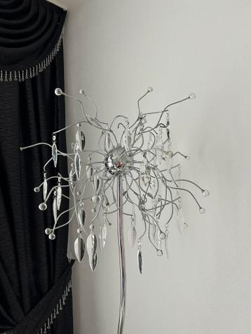 Vloerlamp met kristallen