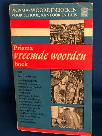 Prisma vreemde woordenboek door A. Kolsteren