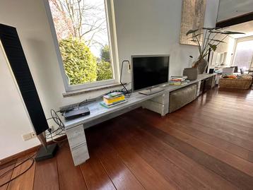 Lage steigerhouten dressoirkast 450x60x50