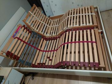 Bedombouw inclusief twee elektrisch verstelbare lattenbodems