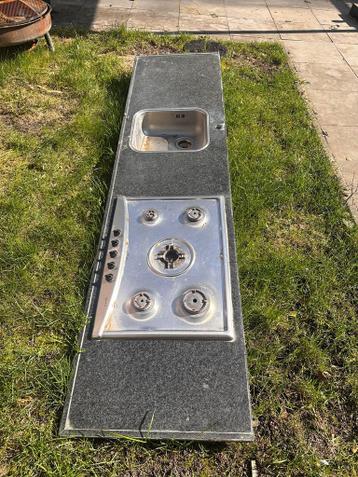 Granieten aanrechtblad