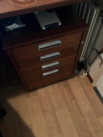 Bureau kersenhout plus stoel