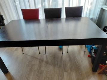 Donkerbruine 175 uitschuifbaar tot 260 cm met lichte gebruik