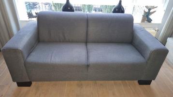 Bankstel, donkergrijs, 3 zits en 2.5 zits, hocker