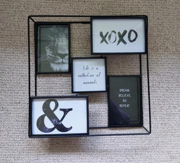 Foto collagelijst metaal 32x32