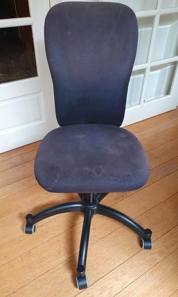 BGratis bureaustoel - donkergrijs/bruin - Gebruikt