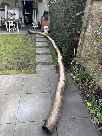 8 meter RVS flexibele pijp