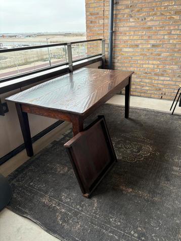 Oude oude eiken tafel. Nu 170x92