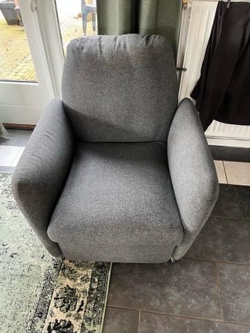Comfortabele grijze IKEA relaxfauteuil