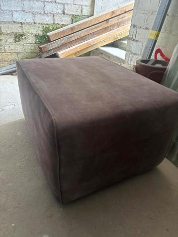 Comfortabele Poef - Bruin Stof