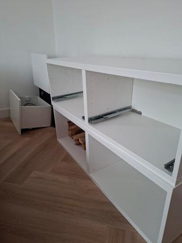 Witte wandkast IKEA, 2x 1.20 meter