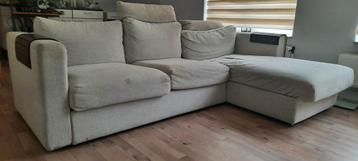 Lichte hoekbank met chaise longue GRATIS