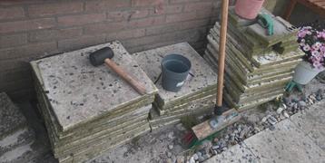 Heel veel gratis tuintegels dit weekend ophalen