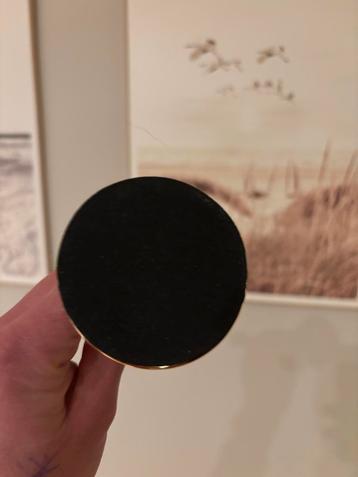 7 gouden kandelaars, 21,5 cm hoog