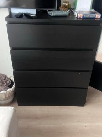 IKEA Malm ladekast zwart