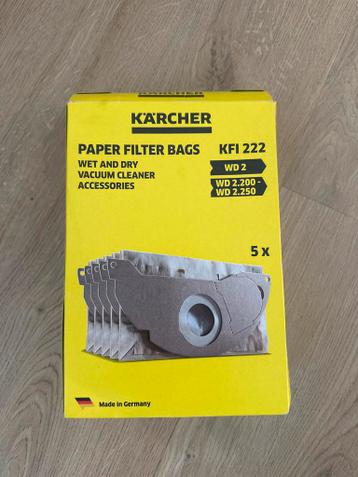 Kärcher stofzuigerzakken wet and dry KFI 222 (5 stuks)