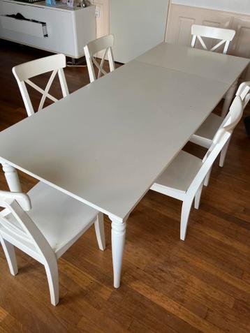 IKEA Dining Table and 6 Chairs