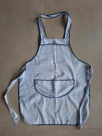 Schort - Wit, Roze, Blauw - Gratis