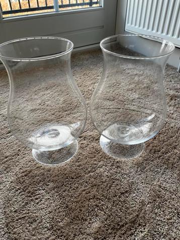 Mooie kelkvazen van glas - gratis af te halen