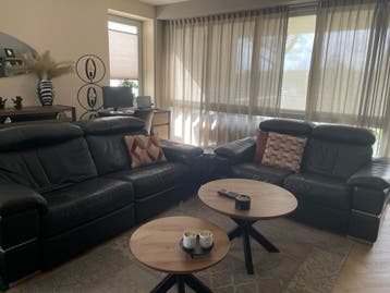 Antraciet leren bankstel gratis afhalen