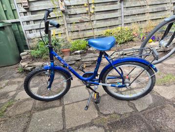 Leuke blauwe kinderfiets - Ideaal voor de eerste fietslessen