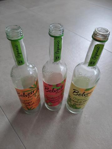 Lege Belvoir Farm Organic siroop flesjes - 3 stuks