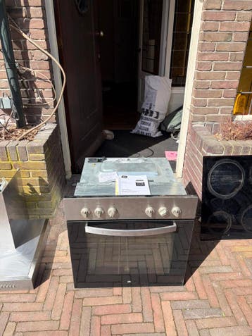 Kookplaat/oven combinatie + afzuigkap