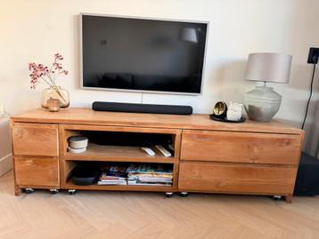 GRATIS Teakhouten Tv meubel 180 x 50 cm