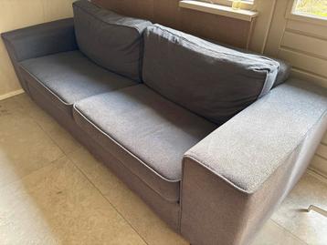 Grijs stoffen bankstel