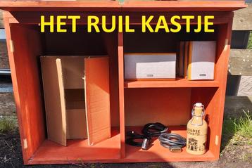 Ruilkastje staat er weer voor gratis spulletjes (Goverwelle)