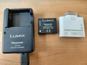 Lumix Battery charger + battery + camera connection kit