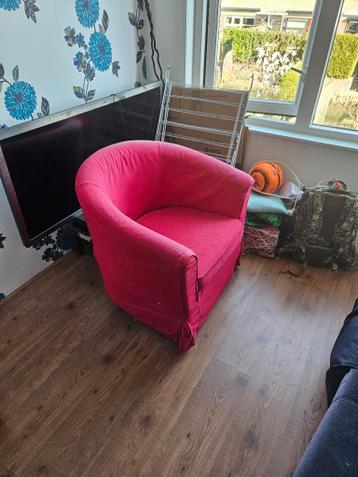 rode Stoel, overtrek uitwasbaar