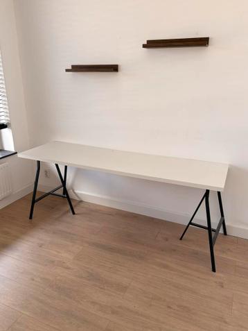 IKEA bureaublad met 2 statieven MOET VANDAAG WEG!