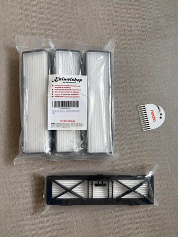 Stoffilters voor Neato D4, D6, D7 robotstofzuigers (4 stuks)