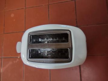 Wit broodrooster - Compact en functioneel