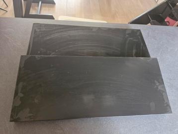 Wandplankjes 2 zwarte