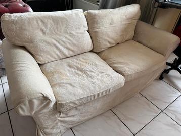 2 zitsbankstel beige