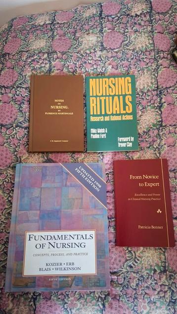 4 Nursing boeken (Engelstalig)