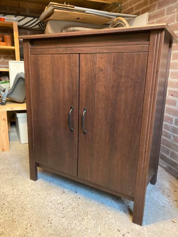 IKEA Brusali dressoir donkerbruin walnoot look