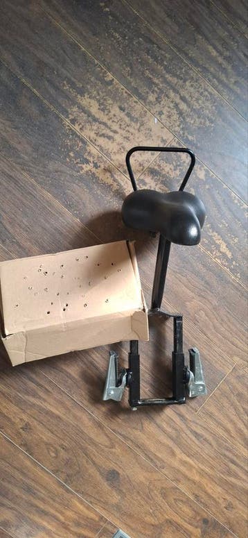 Gratis Fietszadel voorop stang