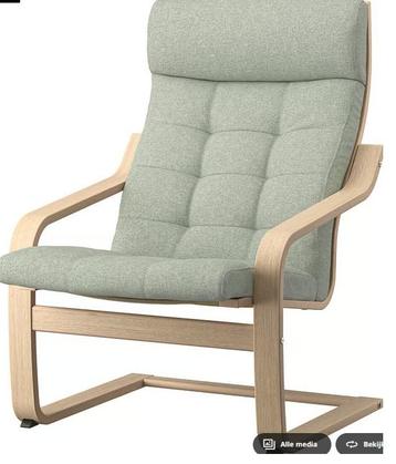 Ikea Poang stoel (zonder kussen) - beukenhout