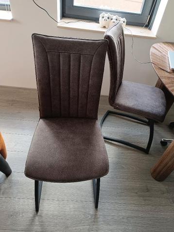 Eetkamerstoelen 4 kleur: Antraciet