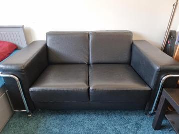 Leuke zwarte tweezitsbank